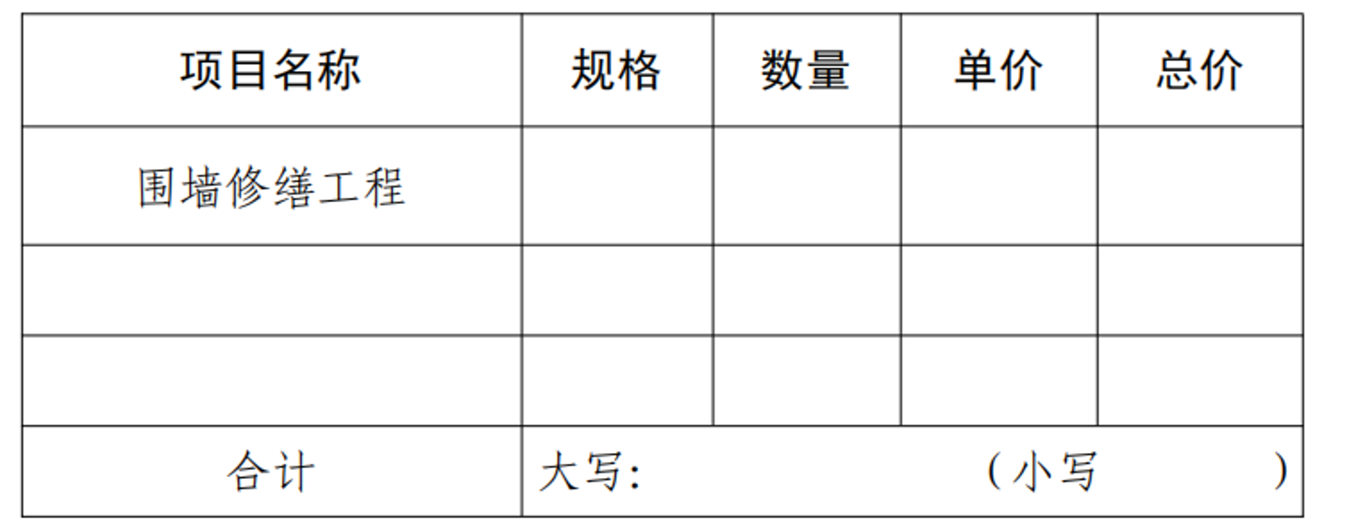 乌海市水务局询价函