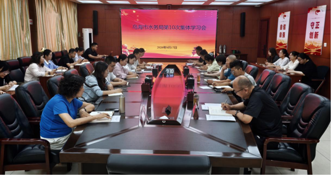 市水务局持续强化理论学习常态化增强党性修养1